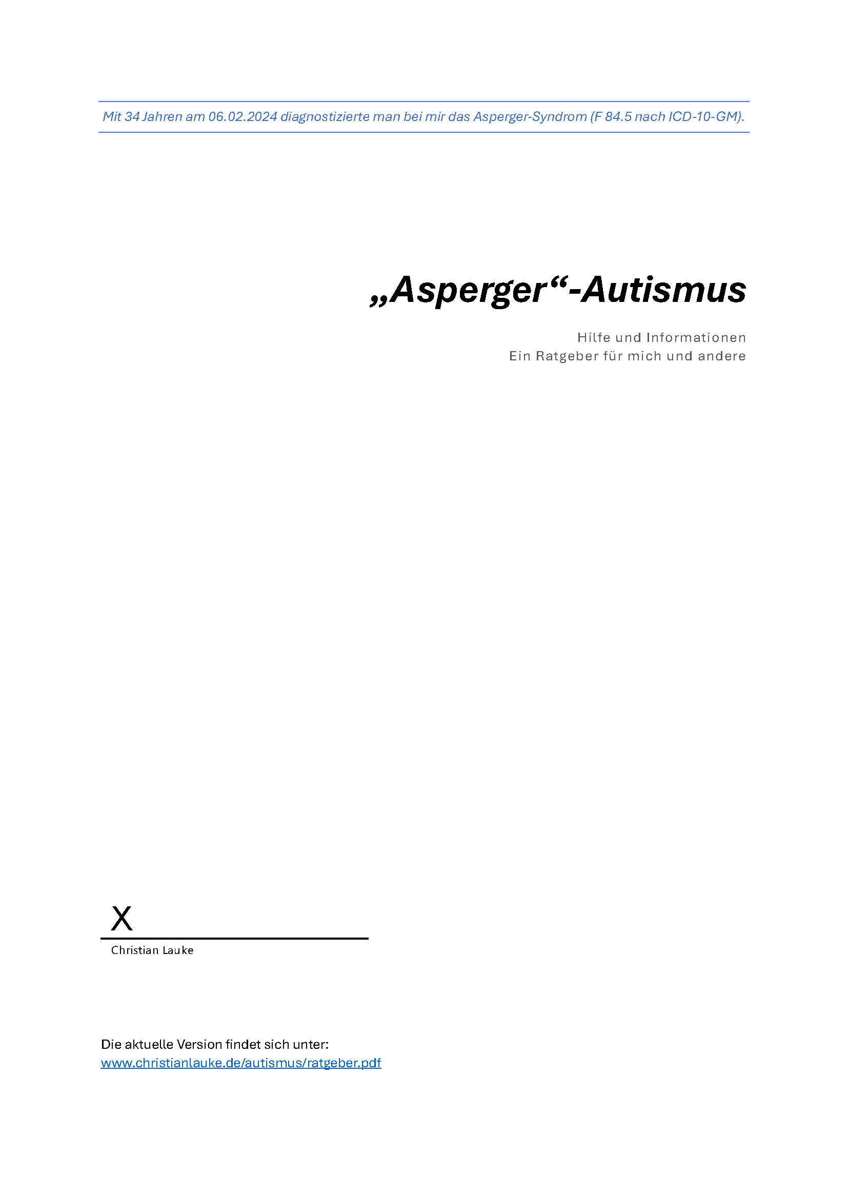 Autismus Ratgeber